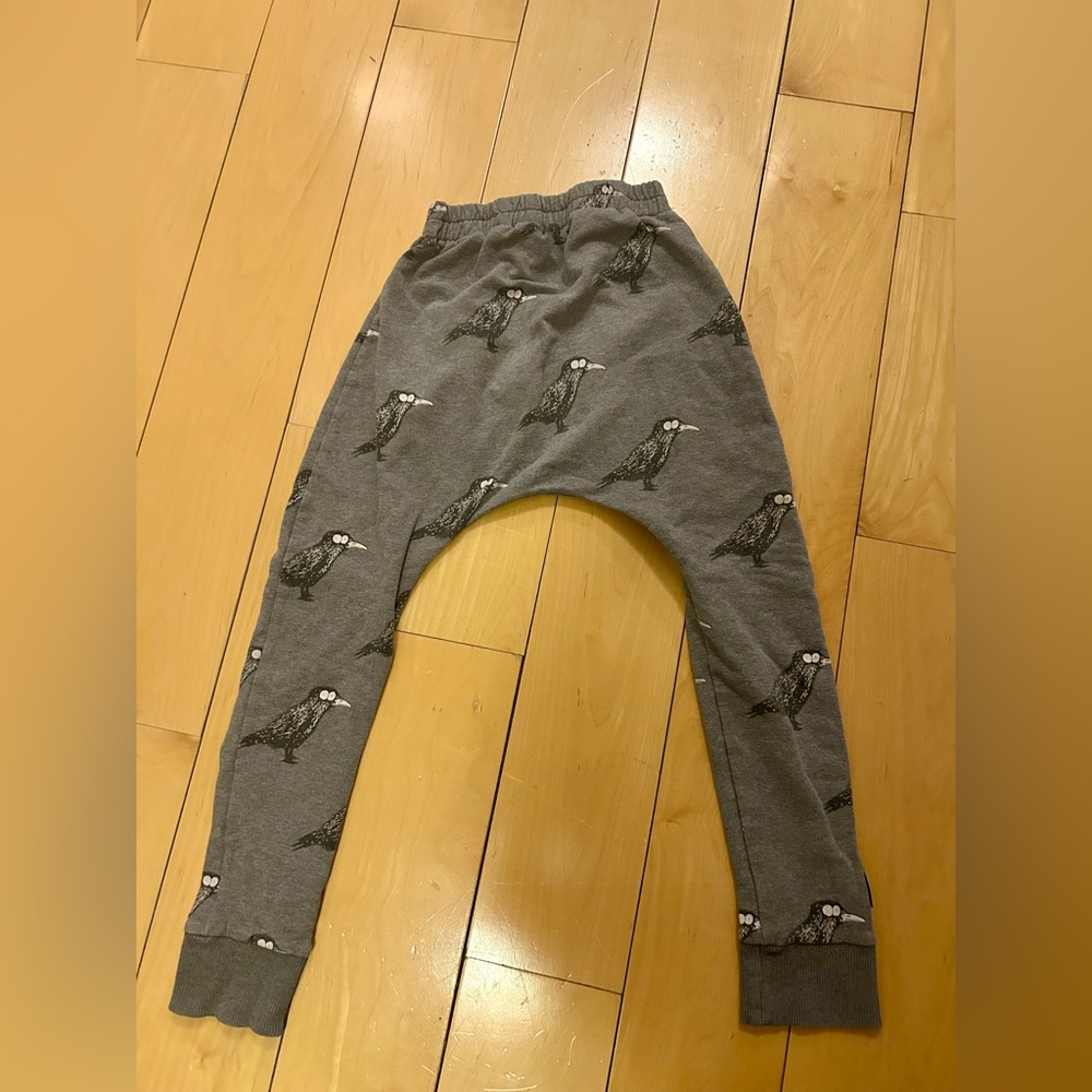 Moi Gray Bird Pants. Perfect condition.